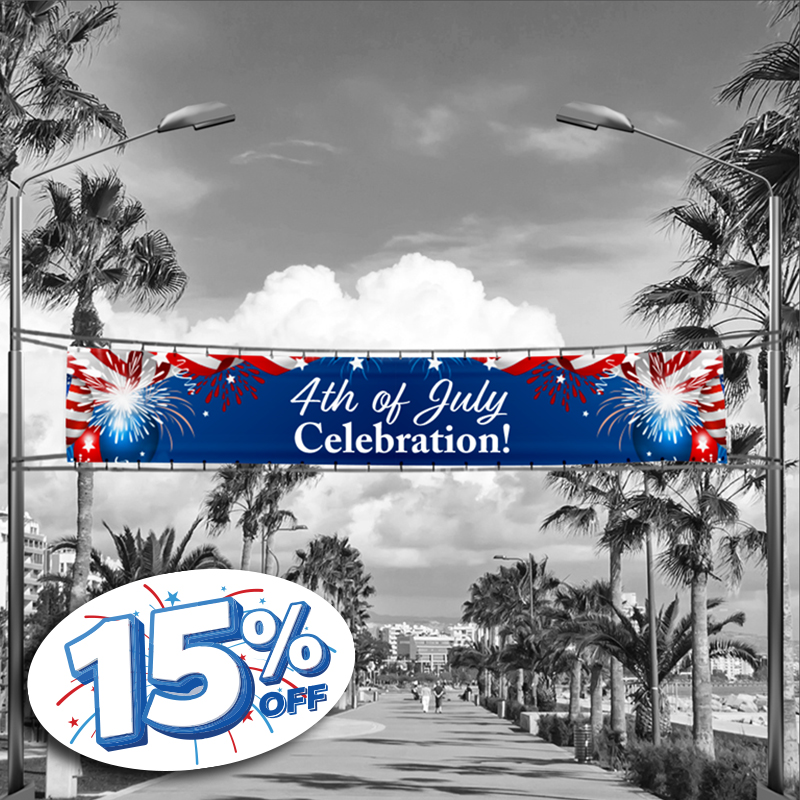 Over The Street Banner 18oz Standard